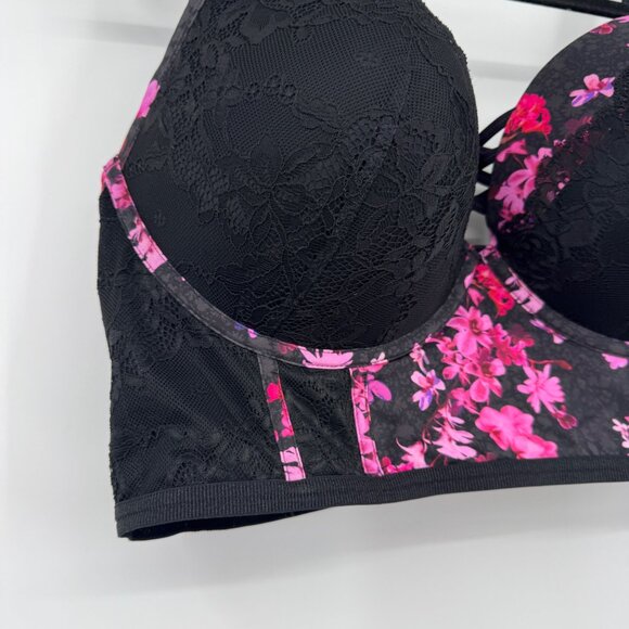 Torrid sexy curves XO Plunge Push-Up Bra corset like style size 42 DDD new witho - Picture 6 of 12